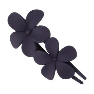Cute Flower Hair Clips Hairdo Clip Purple